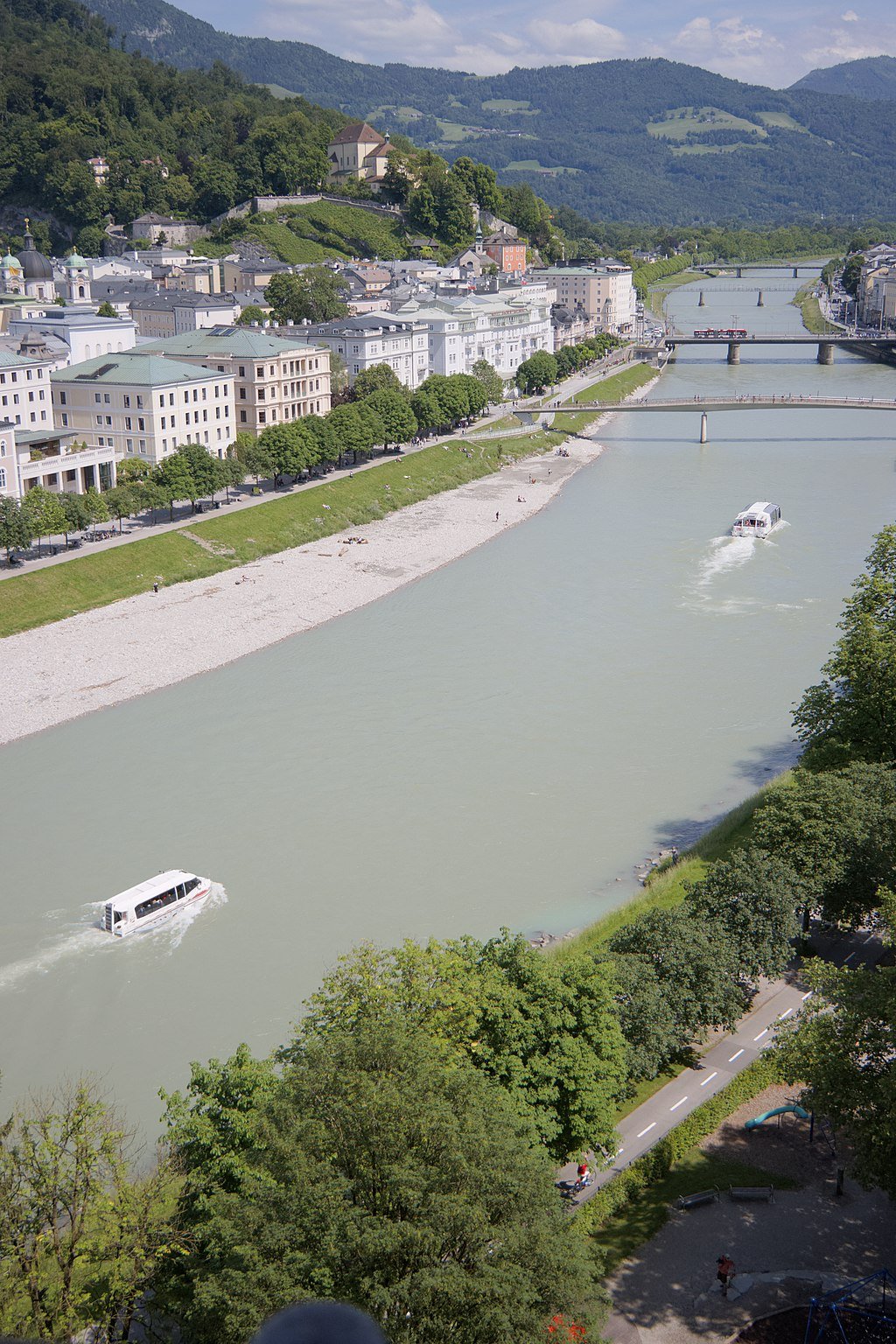 Ποτάμι στο Σαλτζμπουργκ της Αυστρίας.