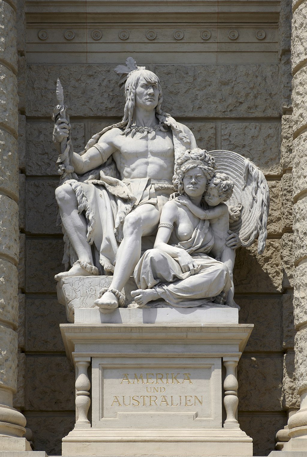 Άγαλμα σε δρόμο της Βιέννης.