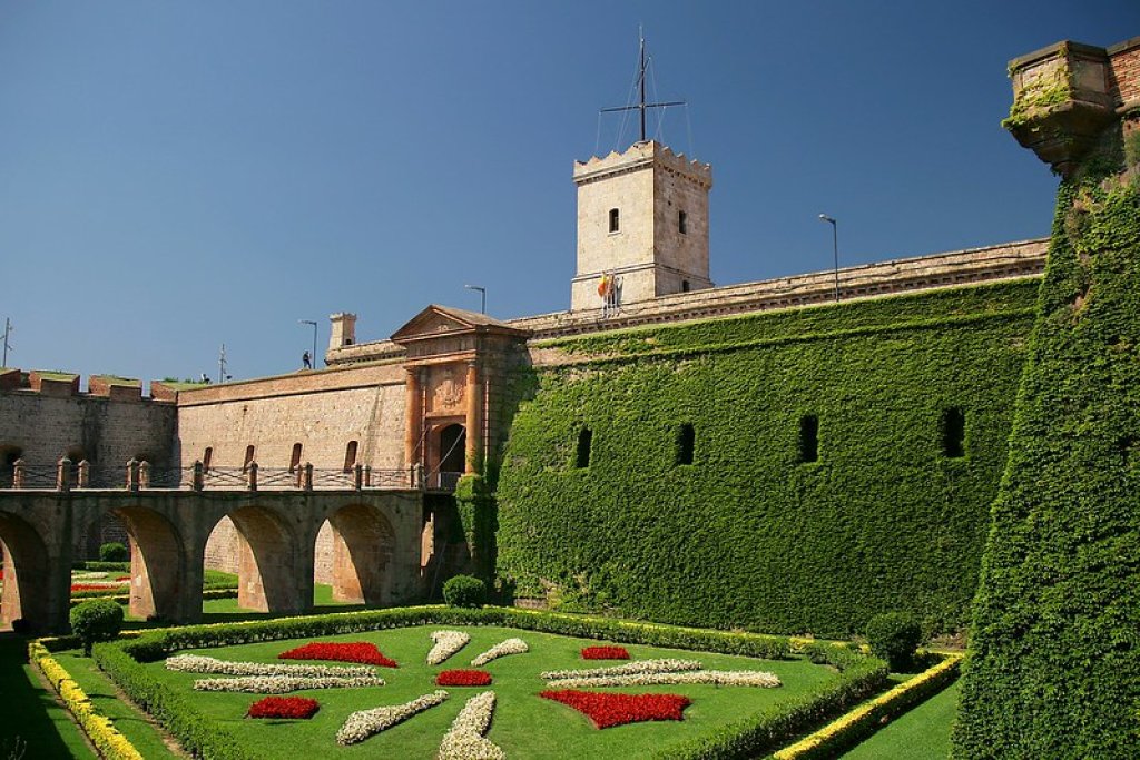 Κήπος στο κάστρο Montjuïc.