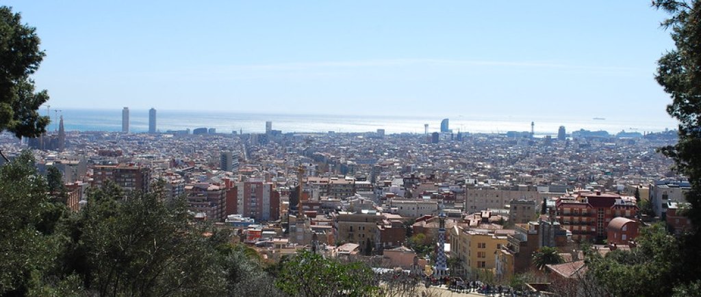 Όλη η Βαρκελώνη τραβηγμένη από ψηλά.
