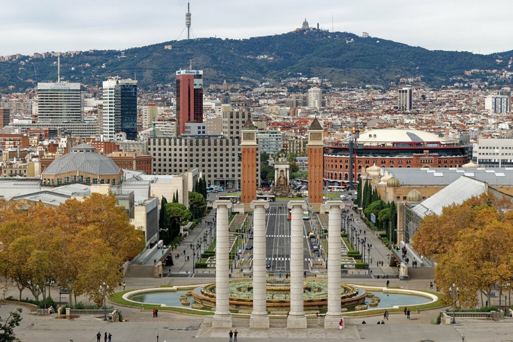 Περιοχή Sants Montjuïc στην Βαρκελώνη.