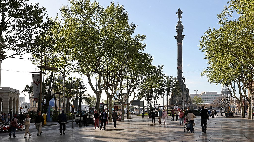 Πλατεία La Rambla.