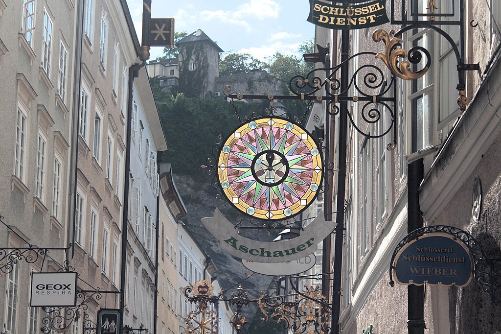 οδός Götreidegasse.