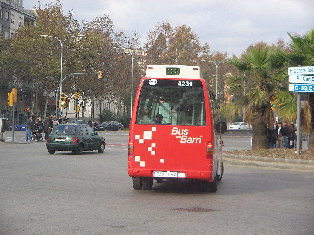 Λεωφορείο στο Tibidabo.