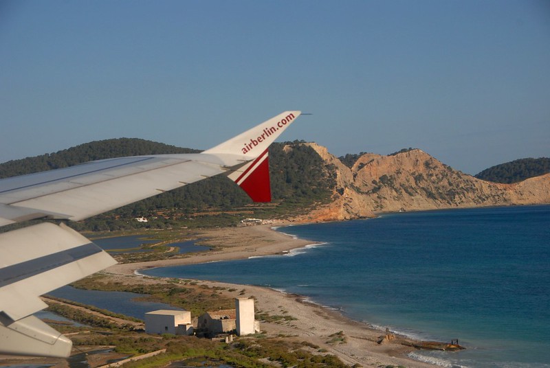 Αεροδρόμιο Ίμπιζα από ψηλά.
